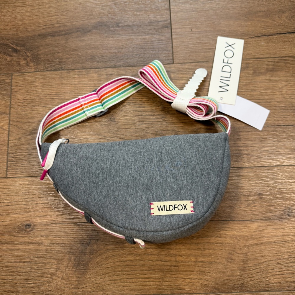 WILDFOX sling‎ bag grey with colorful strap